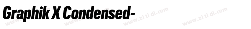 Graphik X Condensed字体转换